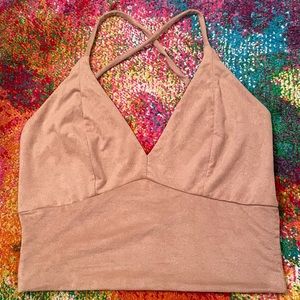Sexy Cross Back Crop Top